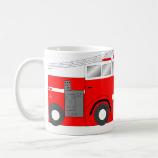 Caneca De Café Carro de bombeiros