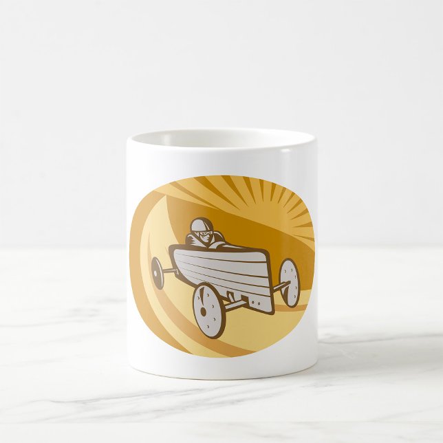 Caneca De Café Carro de Caixa de Sabão (Criador carregado)