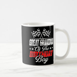 Caneca De Café Carro de Corrida Bisavó do Menino do Aniversário C