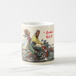 Caneca De Café Carro de Motocicleta Retro, Estilo de Vintage Pers