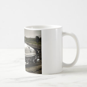 Caneca De Café Carro de polícia do vintage
