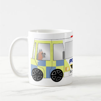 Caneca De Café Carro de polícia Reino Unido
