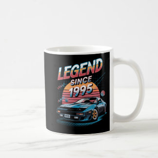 Caneca De Café Carro desportivo retroativo dos anos 90 - Legenda