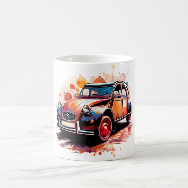 Caneca De Café Carro Deux chevaux (Centro)