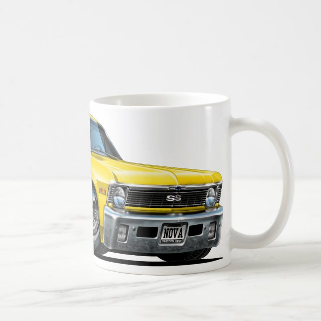 Caneca De Café Carro do amarelo da nova de Chevy (Direita)