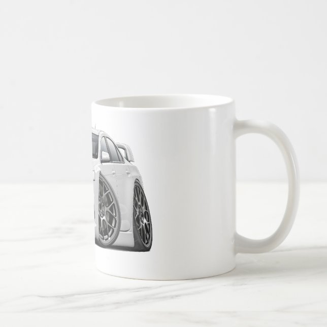 Caneca De Café Carro do branco de Evo (Direita)