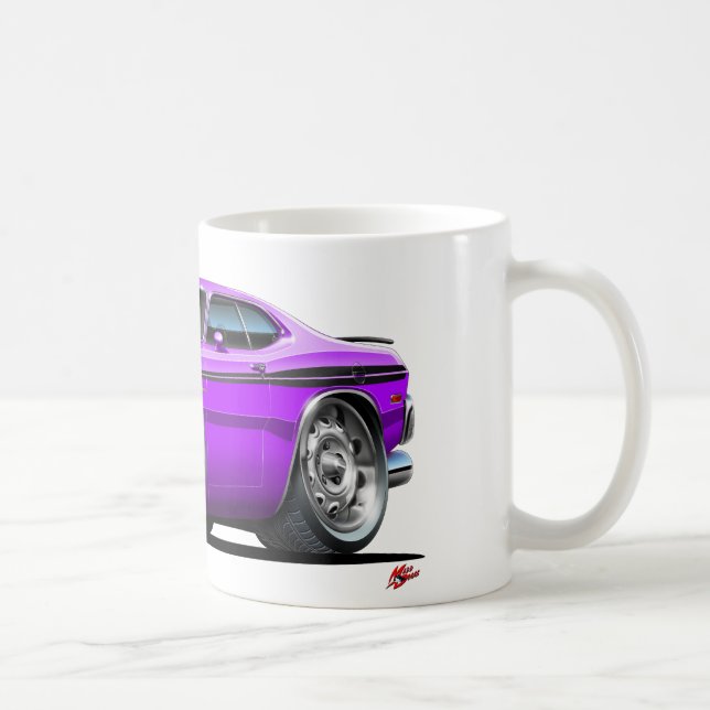 Caneca De Café Carro do roxo do demónio de Dodge (Direita)