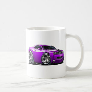 Caneca De Café Carro do roxo do desafiador