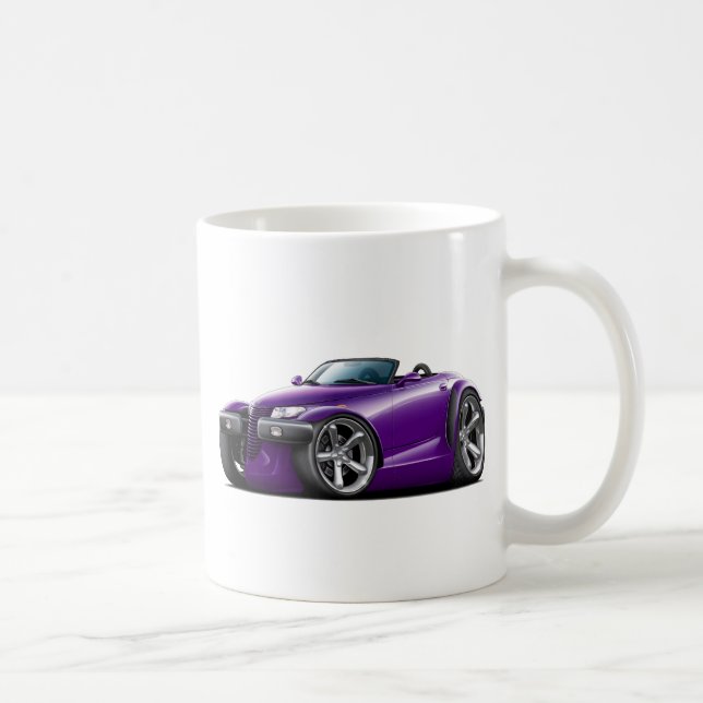 Caneca De Café Carro do roxo do predador (Direita)