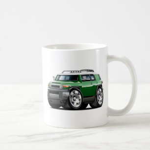 Caneca De Café Carro do verde do cruzador das FJ