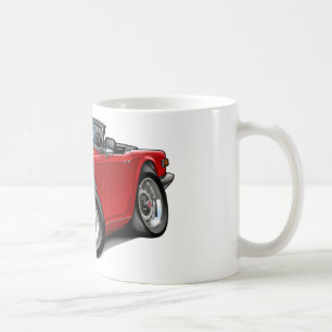 Caneca De Café Carro do vermelho de Triumph TR6