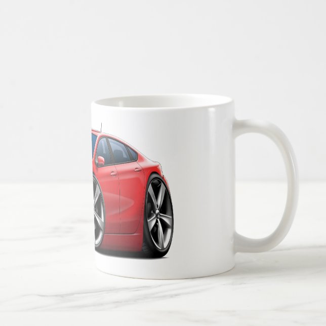 Caneca De Café Carro do vermelho do dardo de 2013 Dodge (Direita)