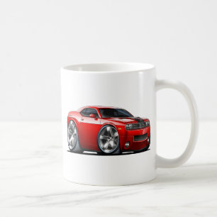 Caneca De Café Carro do vermelho do desafiador de Dodge