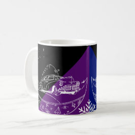 Caneca De Café Carro e Árvore