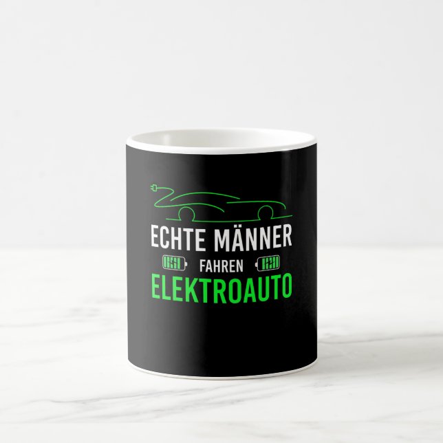 Caneca De Café Carro Elétrico Para Condutores De Automóveis Elétr (Centro)