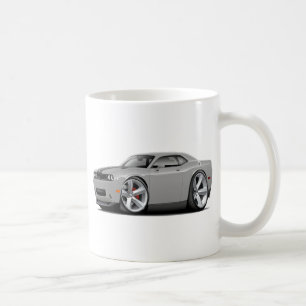 Caneca De Café Carro Prata-Preto do desafiador SRT8