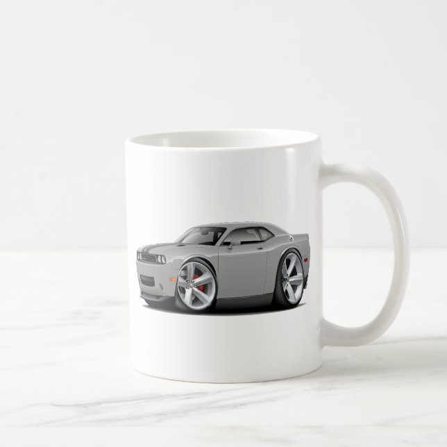 Caneca De Café Carro Prata-Preto do desafiador SRT8 (Direita)