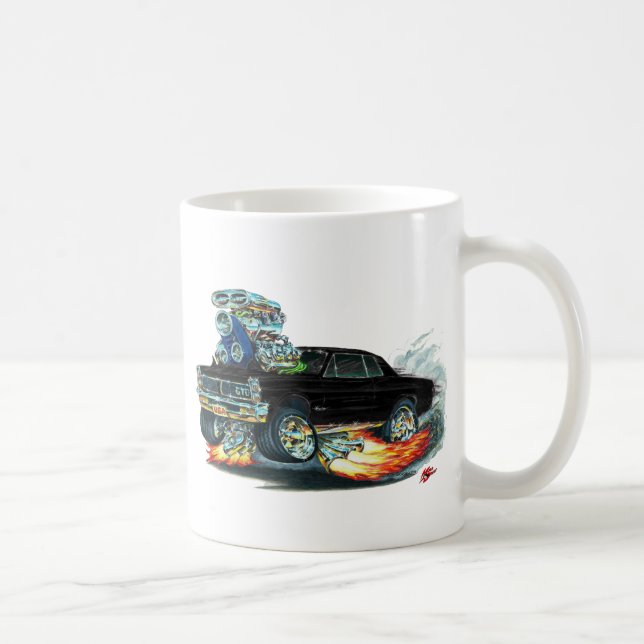 Caneca De Café Carro preto de 1965 GTO (Direita)