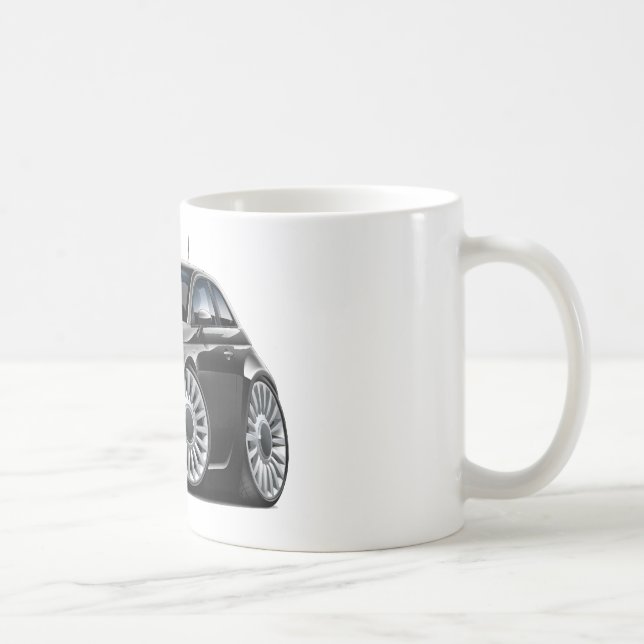 Caneca De Café Carro preto de Fiat 500 (Direita)