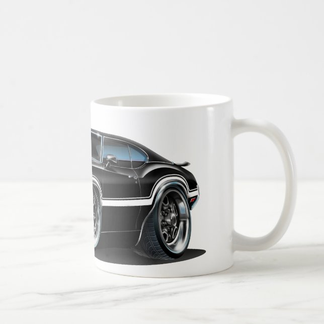 Caneca De Café Carro preto do cutelo 442 dos velhos (Direita)