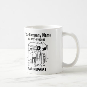 Caneca De Café Carro Repara Caneta