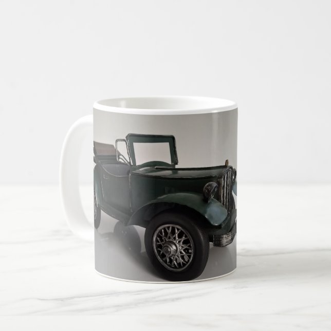 Caneca De Café carro retrorreflectível antigo (Frente Esquerda)