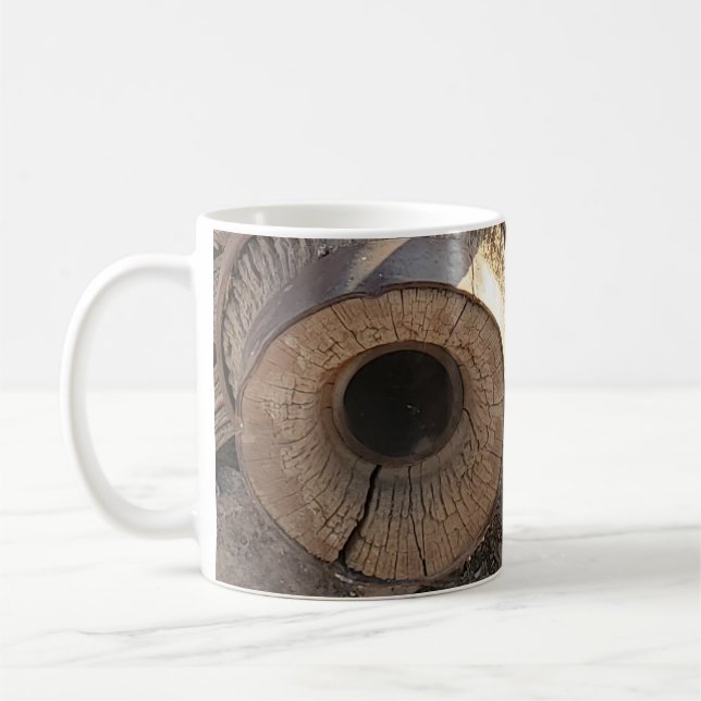 Caneca De Café Carro Rustic Wagon Wheel Coffee Mug (Esquerda)