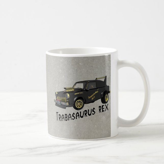 Caneca De Café Carro Trabant Alemão Personalizado (Direita)