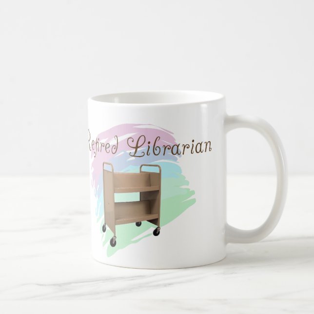 Caneca De Café CARRO VAZIO aposentado do bibliotecário (Direita)