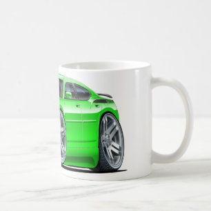 Caneca De Café Carro verde de Daytona do carregador de Dodge