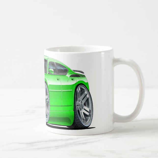 Caneca De Café Carro verde de Daytona do carregador de Dodge (Direita)