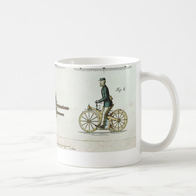 Caneca De Café Carro vintage (Direita)
