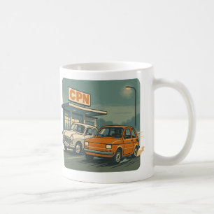 Caneca De Café Carros Clássicos Retro Poloneses CPN
