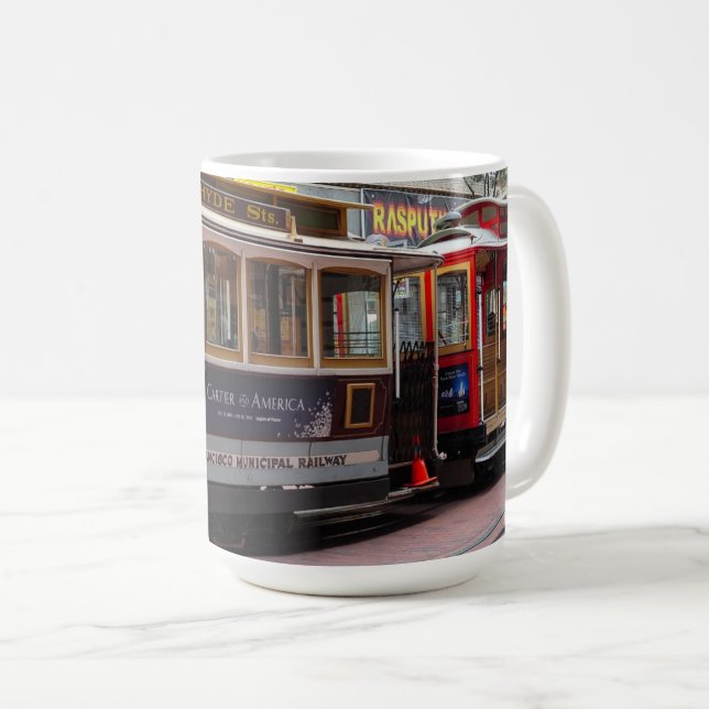 Caneca De Café Carros de Cabos (Frente Esquerda)