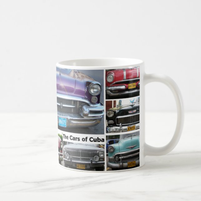 Caneca De Café Carros de Cuba 2 (Direita)
