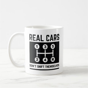 Caneca De Café Carros de verdade não se mudam