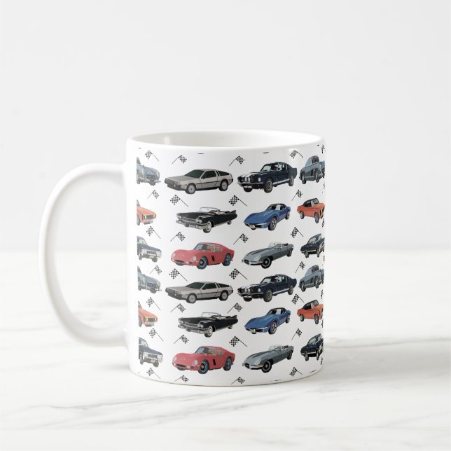 Caneca De Café carros vintage (Esquerda)