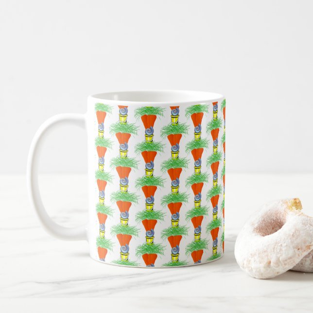 Caneca De Café Carrot Beach Shell Mug (Com Donut)