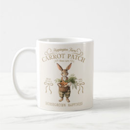 Caneca De Café Carrot Patch Bunny Farmer
