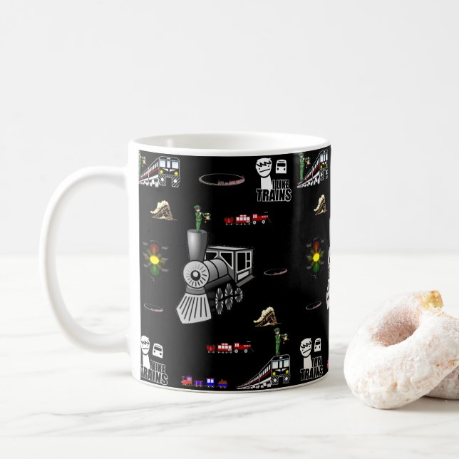 Caneca De Café carruagens (Com Donut)