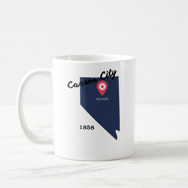 Caneca De Café Carson City coffee mug  (Esquerda)
