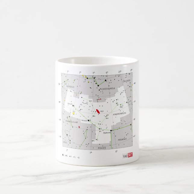 Caneca De Café Carta da constelação do sistema da estrela do (Centro)