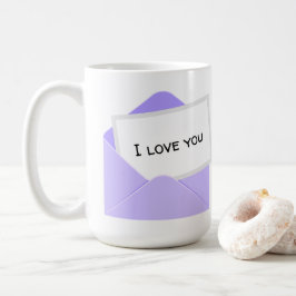 Caneca De Café Carta de Eu Te Amo