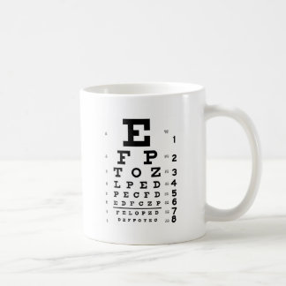 Caneca De Café Carta de olho