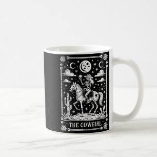 Caneca De Café Carta de Tarot de Caubói Esqueleto Montando Cavalo