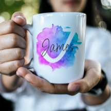 Carta de tendências personalizada Nome cofee Mug