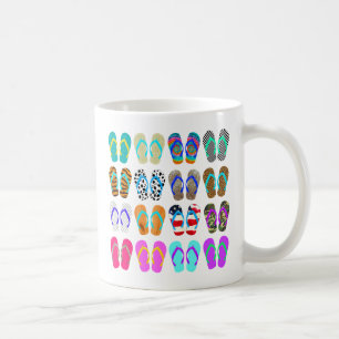 Caneca De Café Carta do flip-flop