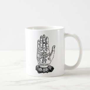 Caneca De Café Carta do Palmistry, 1885