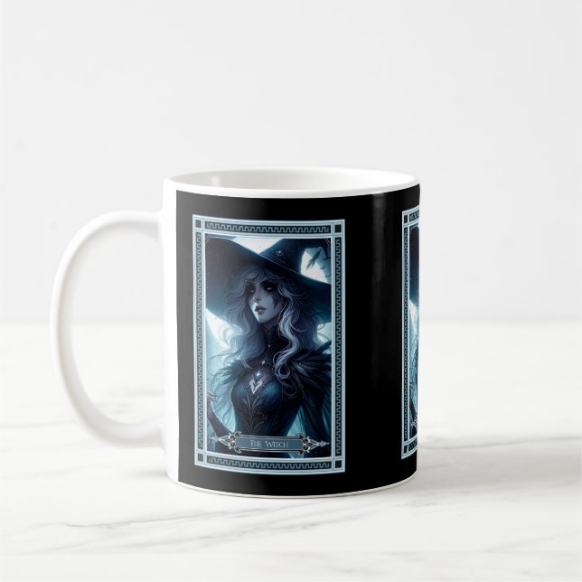 Caneca De Café Cartão de Bruxa (Esquerda)