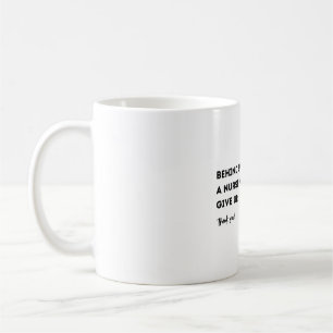 Caneca De Café Cartão de Definição de Enfermeira – Divertido e Si